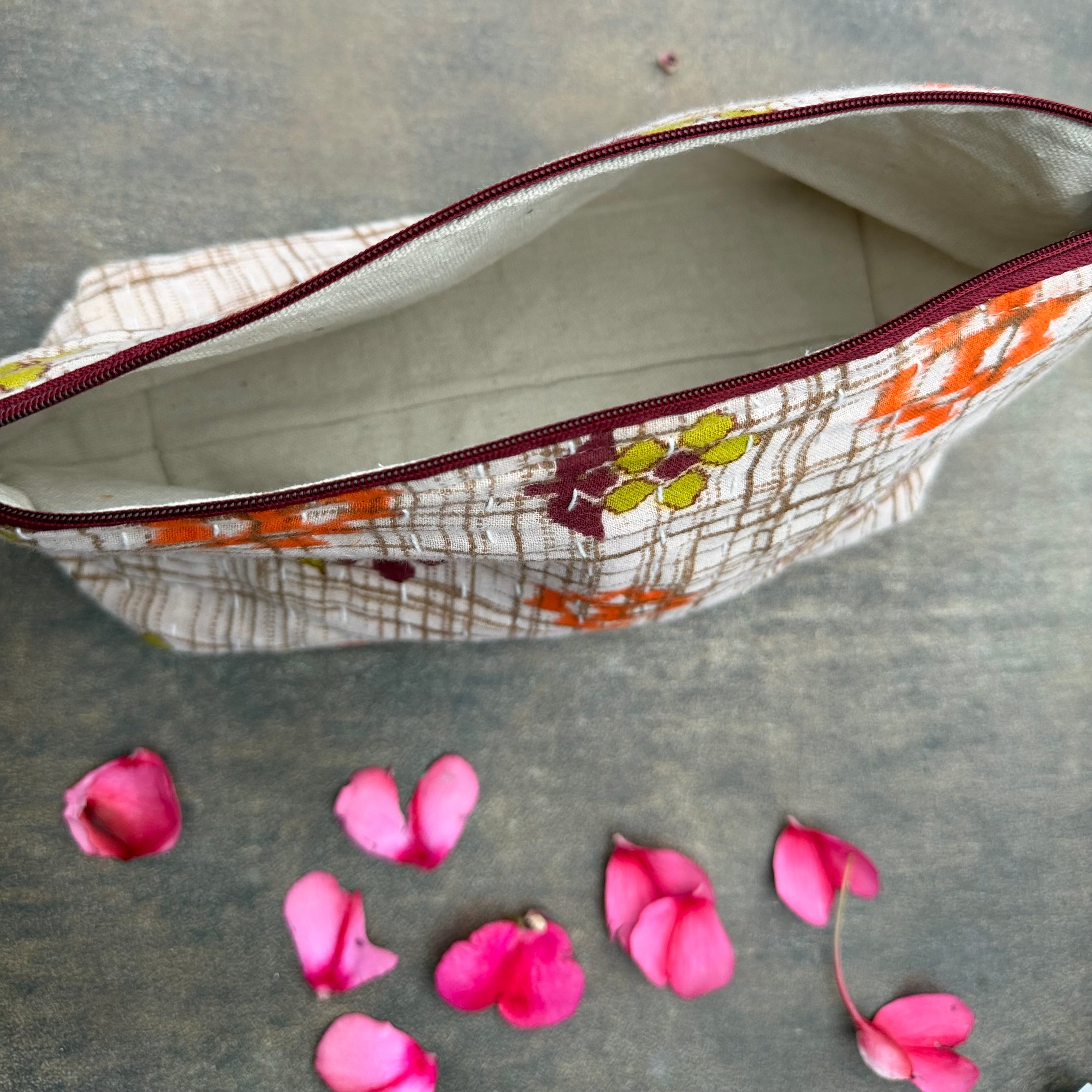 Kantha Cosmetic Bag