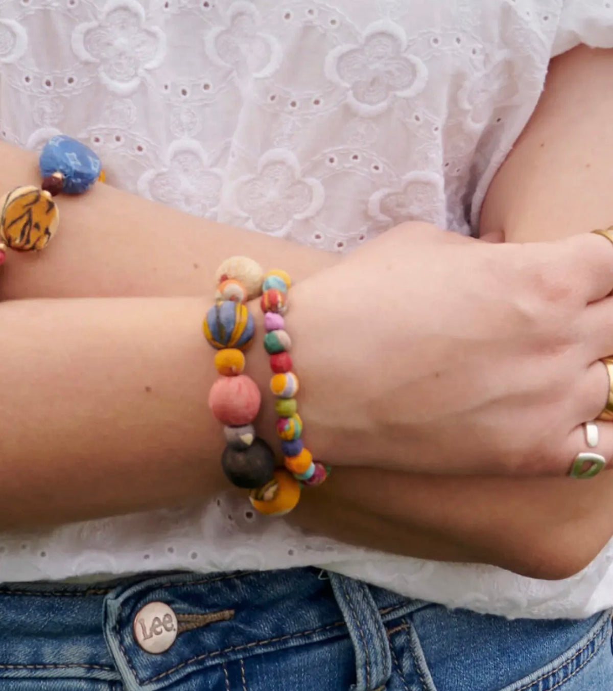 Sari Bead Bracelet