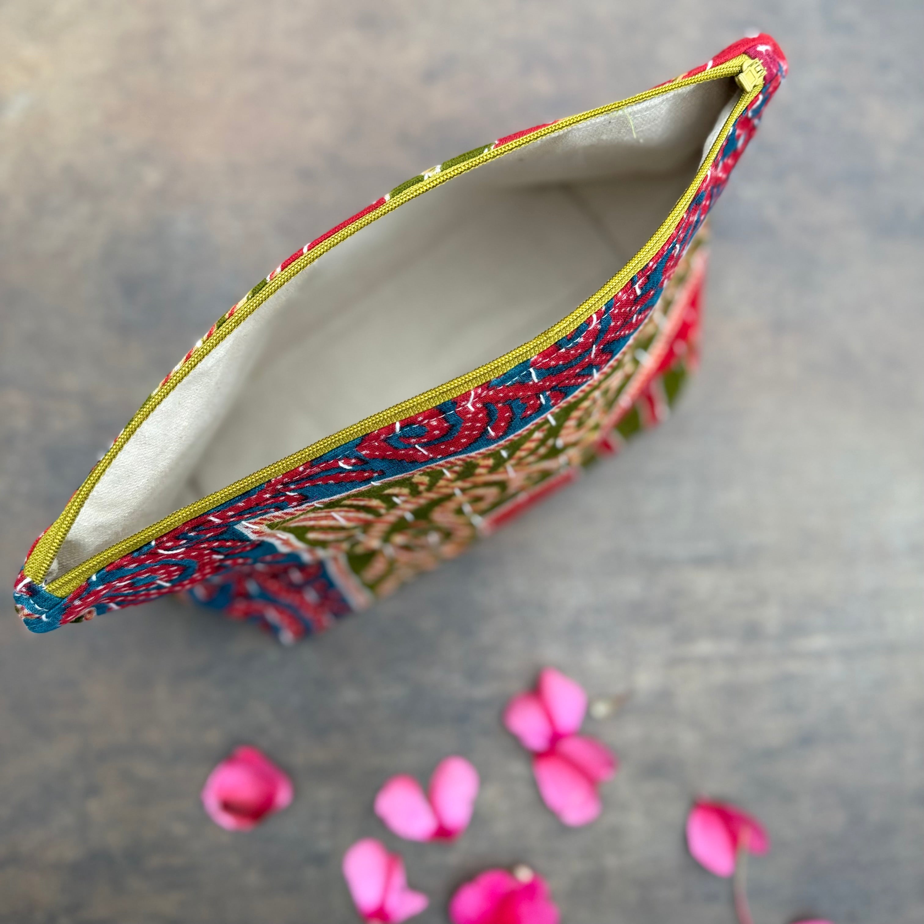Kantha Cosmetic Bag
