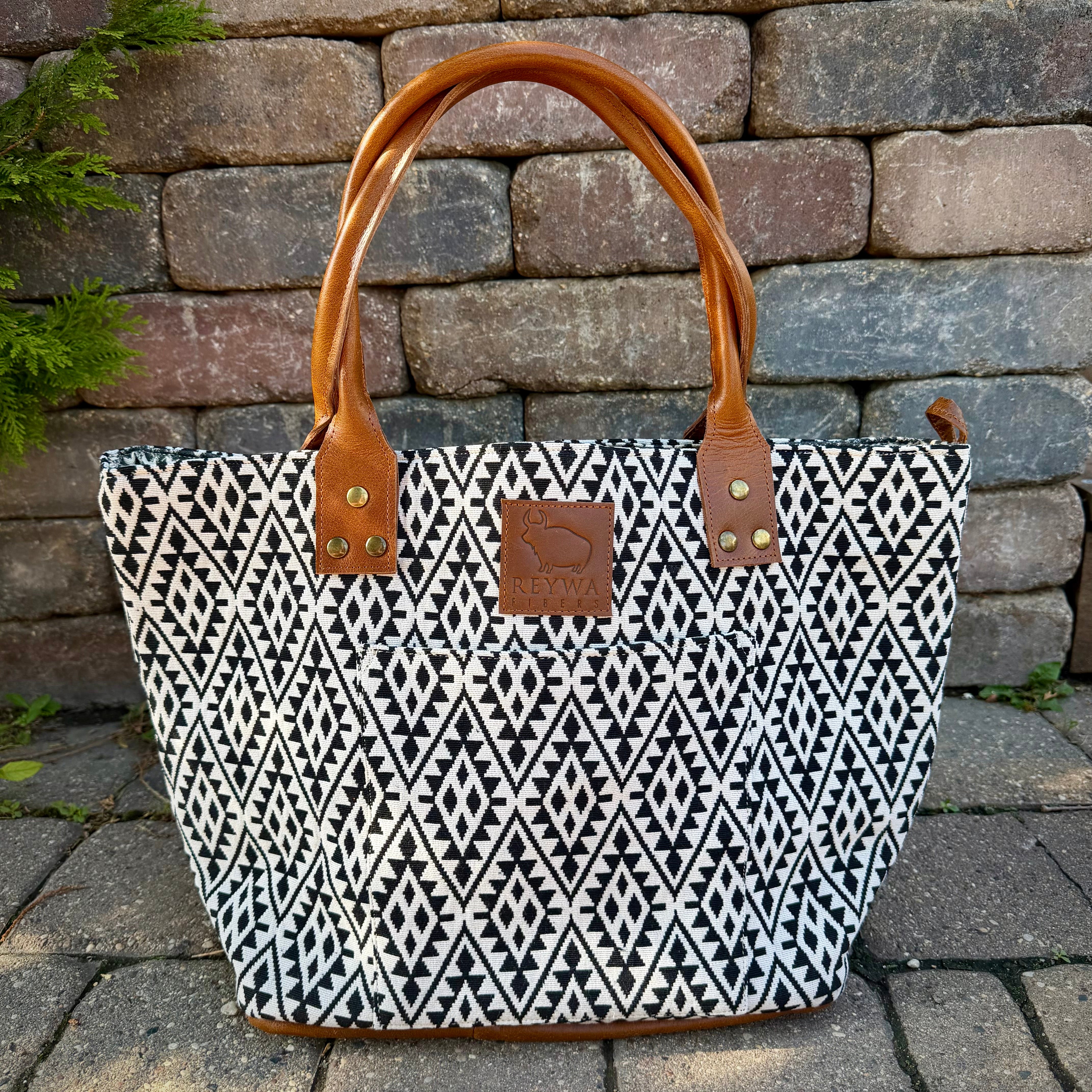 Reywa Fibers Large Bucket Tote