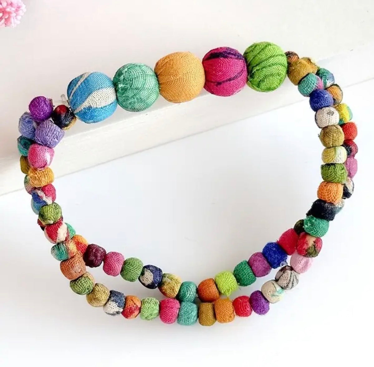 Sari Bead Split Bracelet