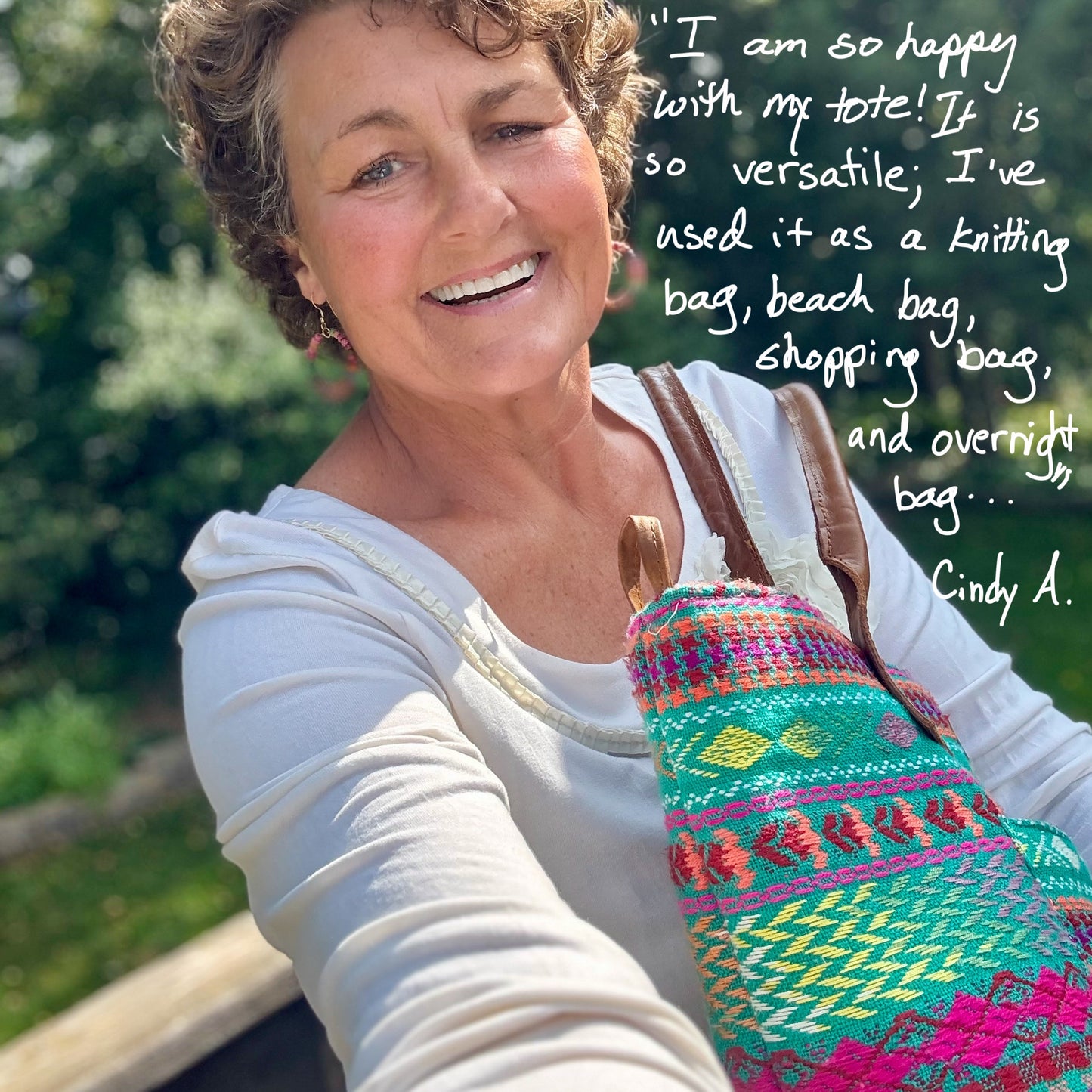 Reywa Fibers Large Bucket Tote