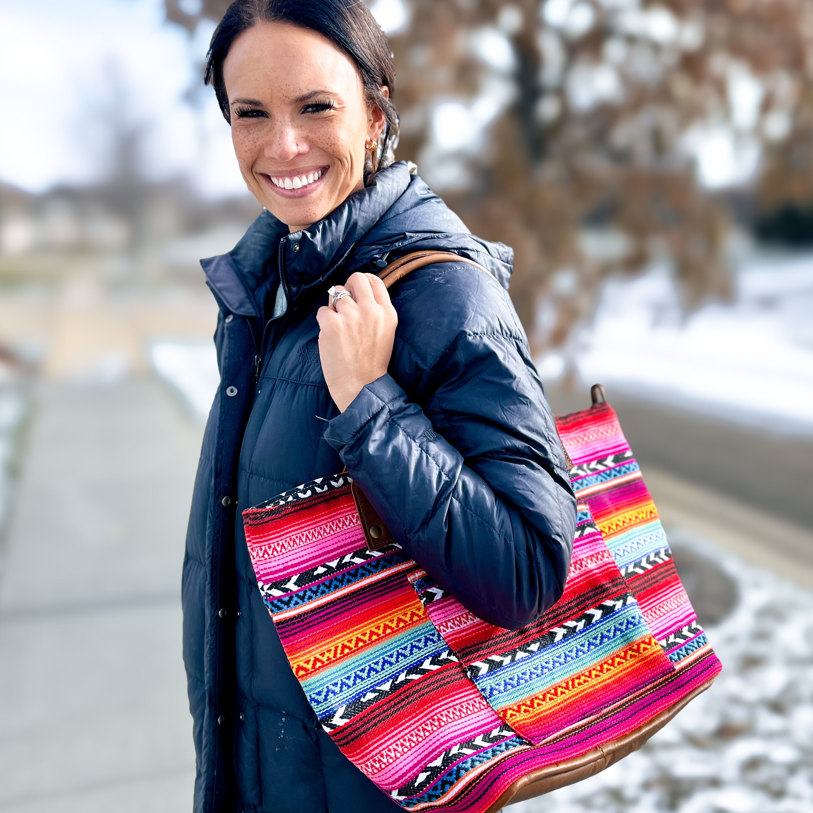 Reywa Fibers Large Bucket Tote