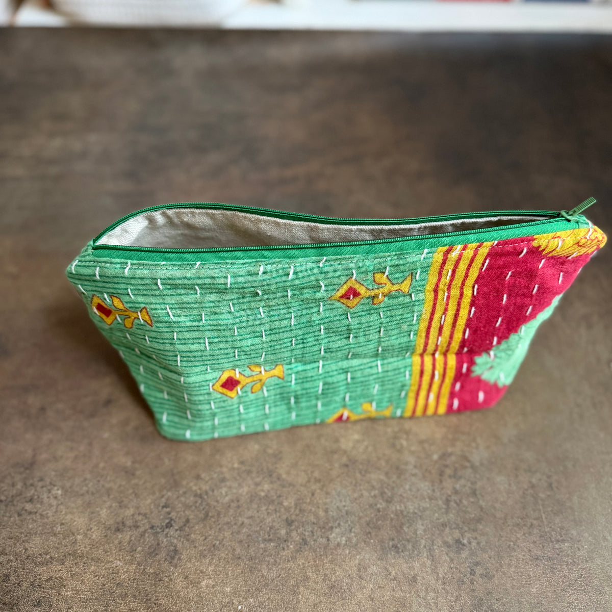 Kantha Cosmetic Bag