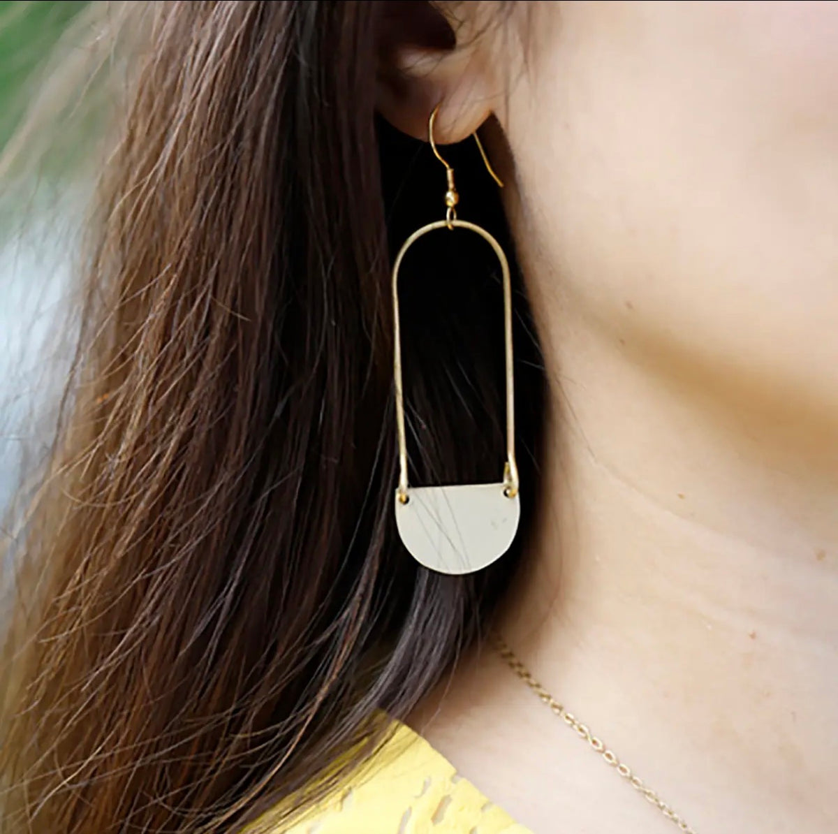 Half Moon Earrings (Gold)