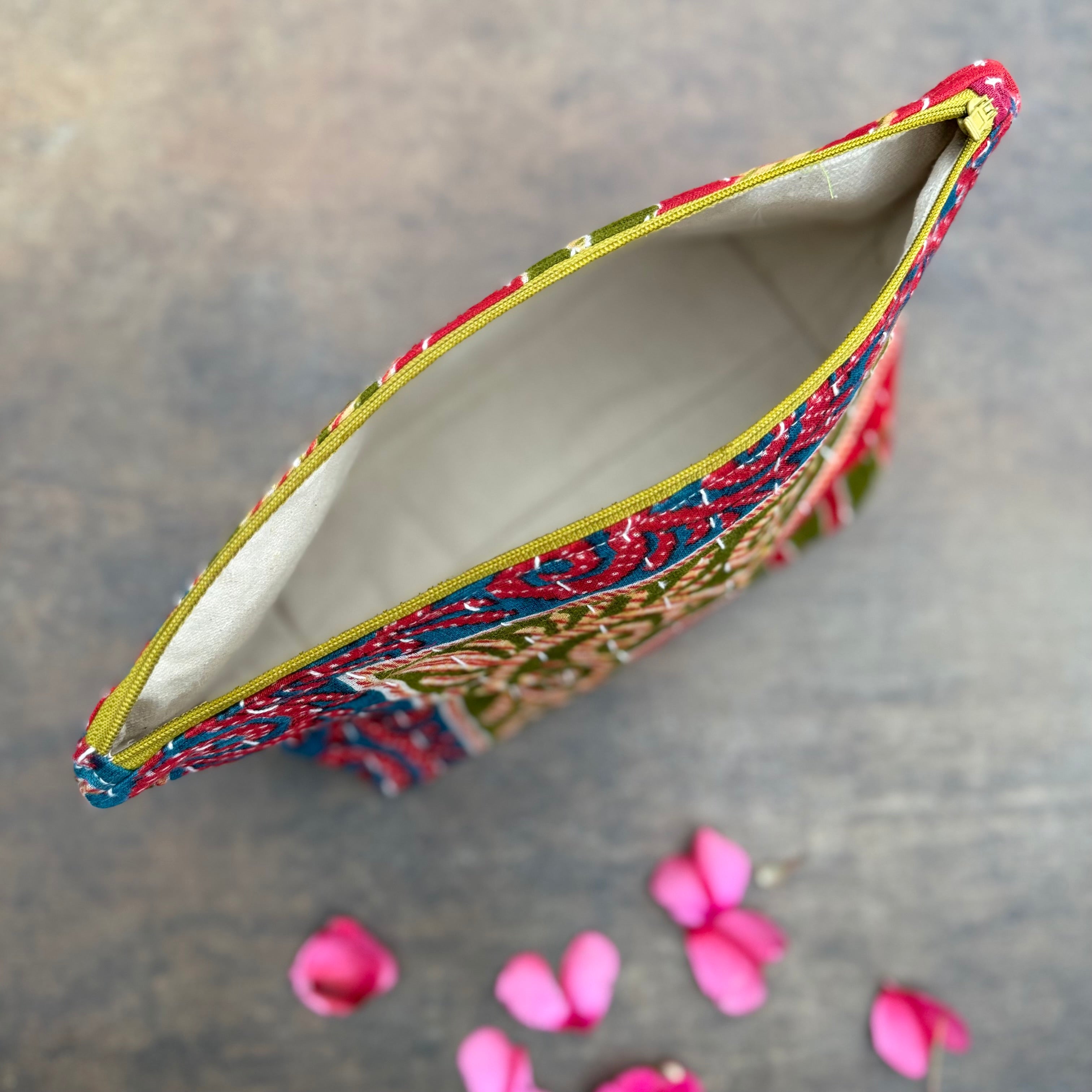 Kantha Cosmetic Bag