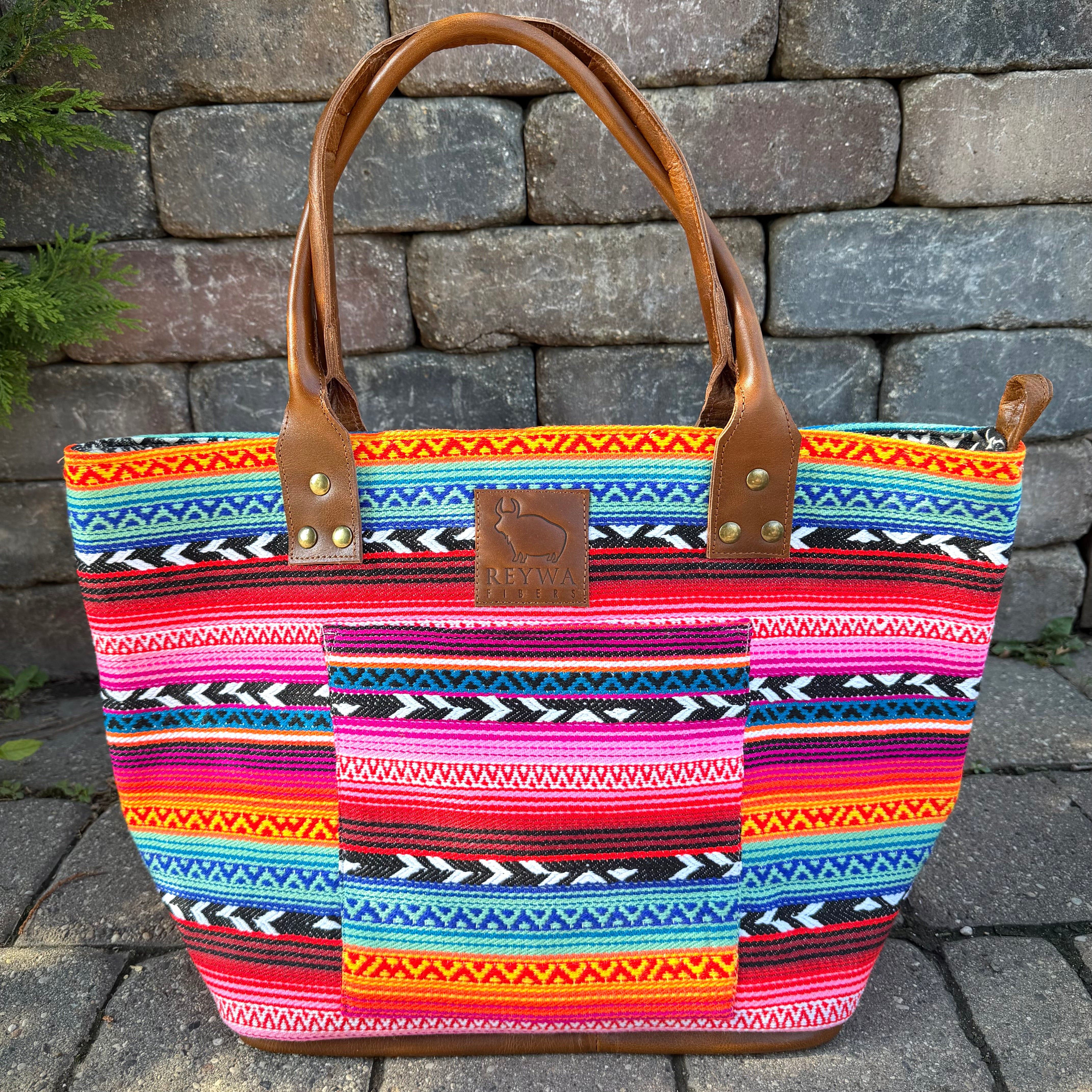 Reywa Fibers Large Bucket Tote