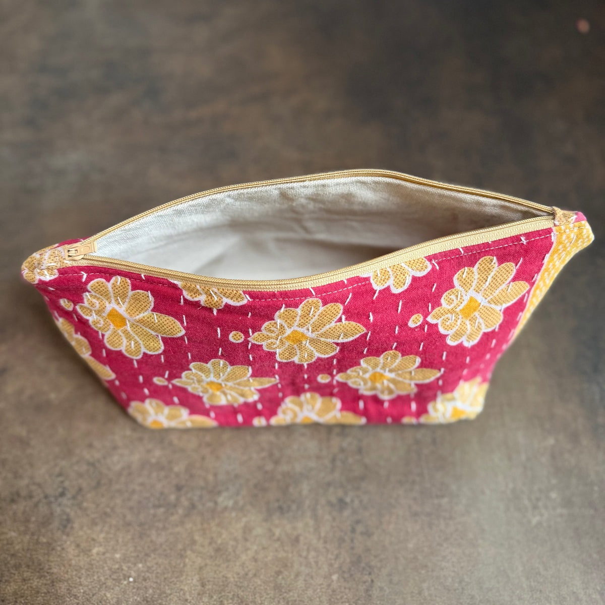 Kantha Cosmetic Bag
