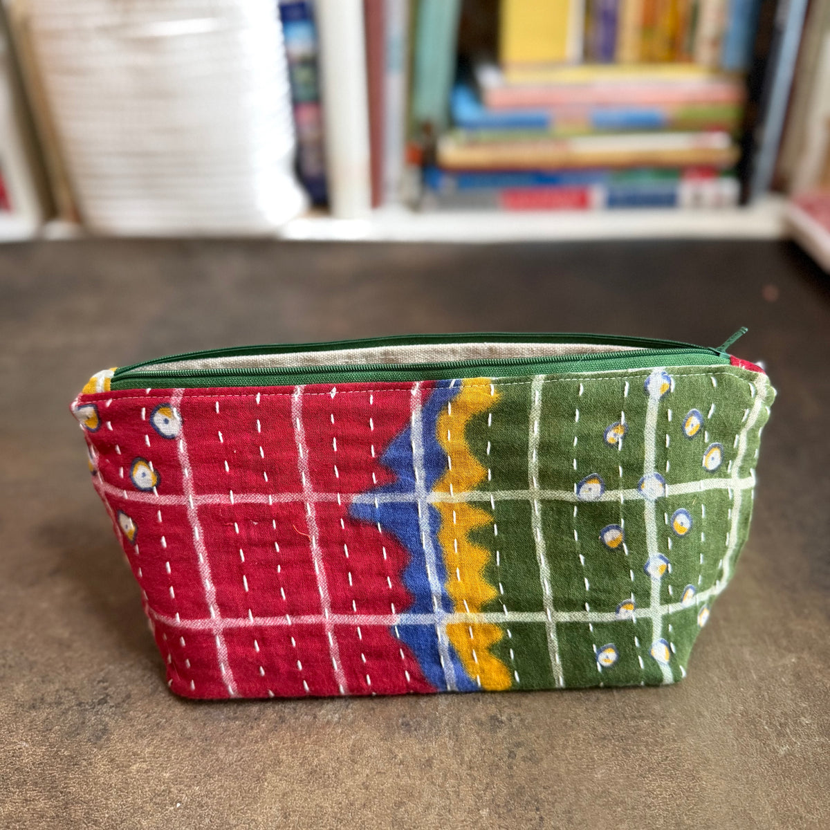 Kantha Cosmetic Bag