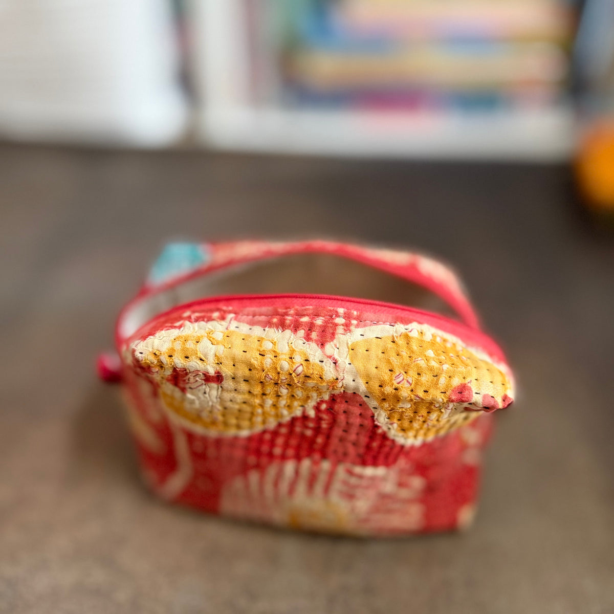 Vintage Kantha Box Bag