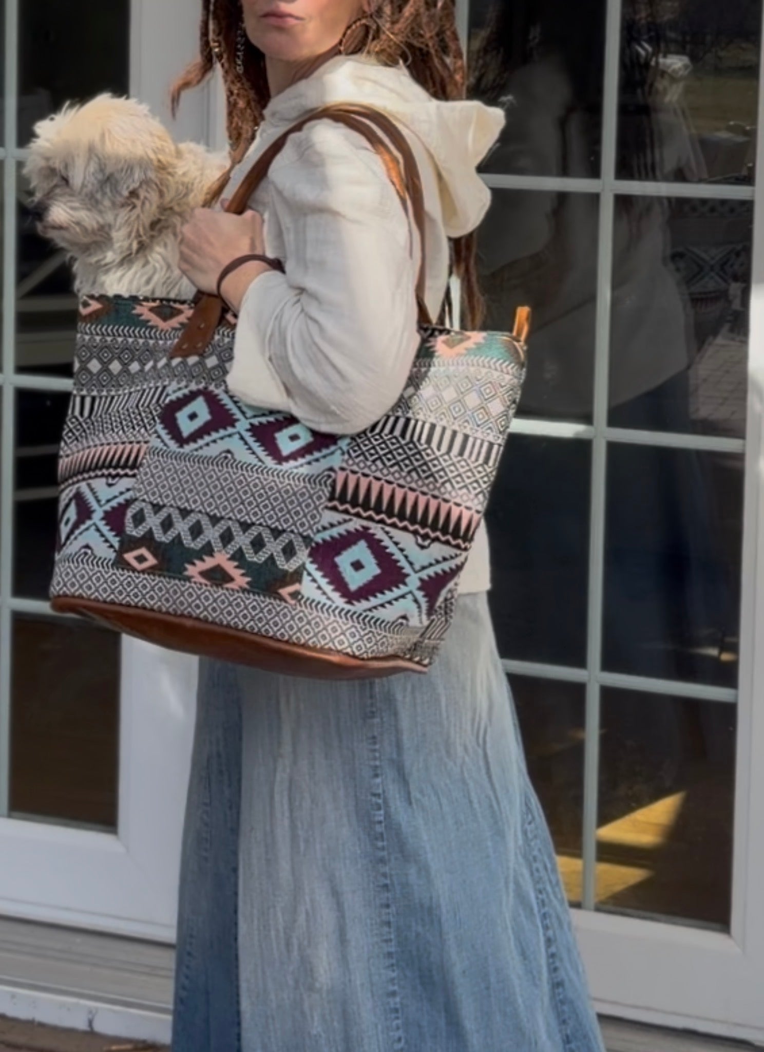 Reywa Fibers Large Bucket Tote