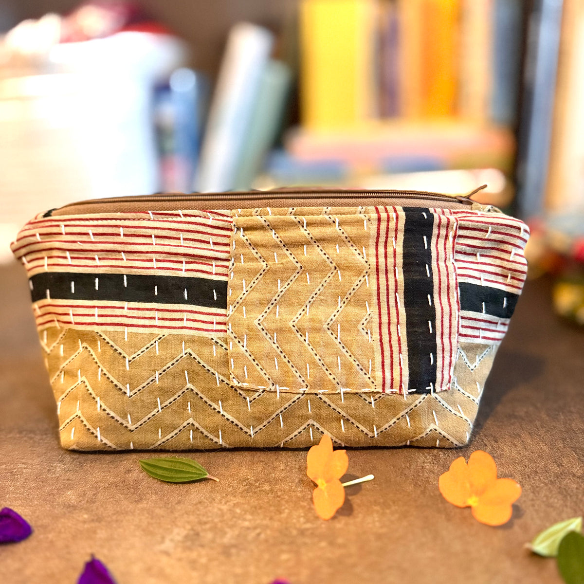 Kantha Cosmetic Bag