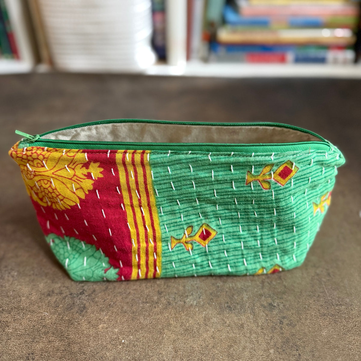 Kantha Cosmetic Bag