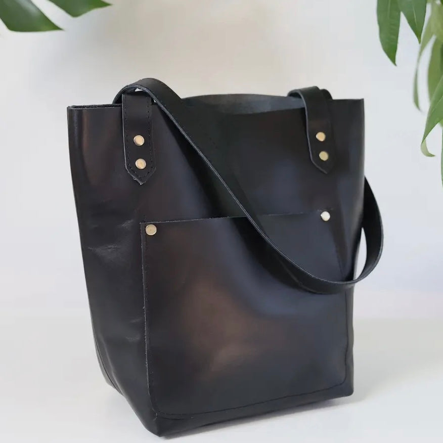 Leather Day Tote
