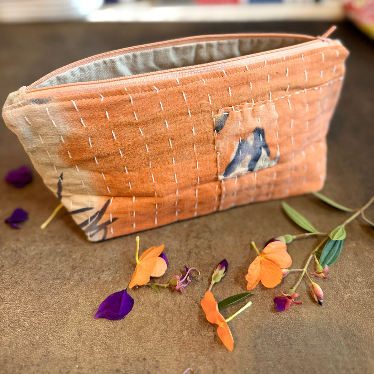 Kantha Cosmetic Bag