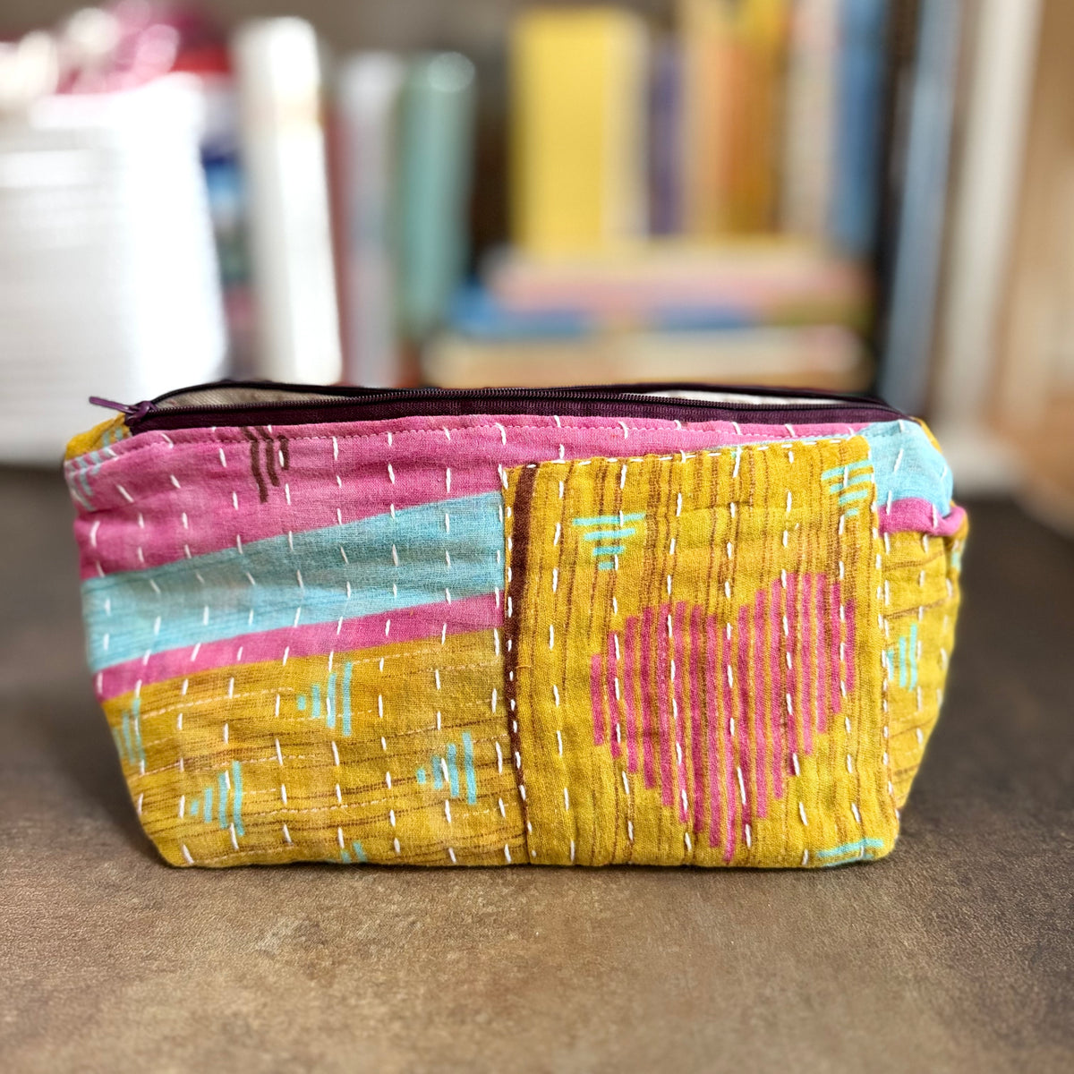 Kantha Cosmetic Bag