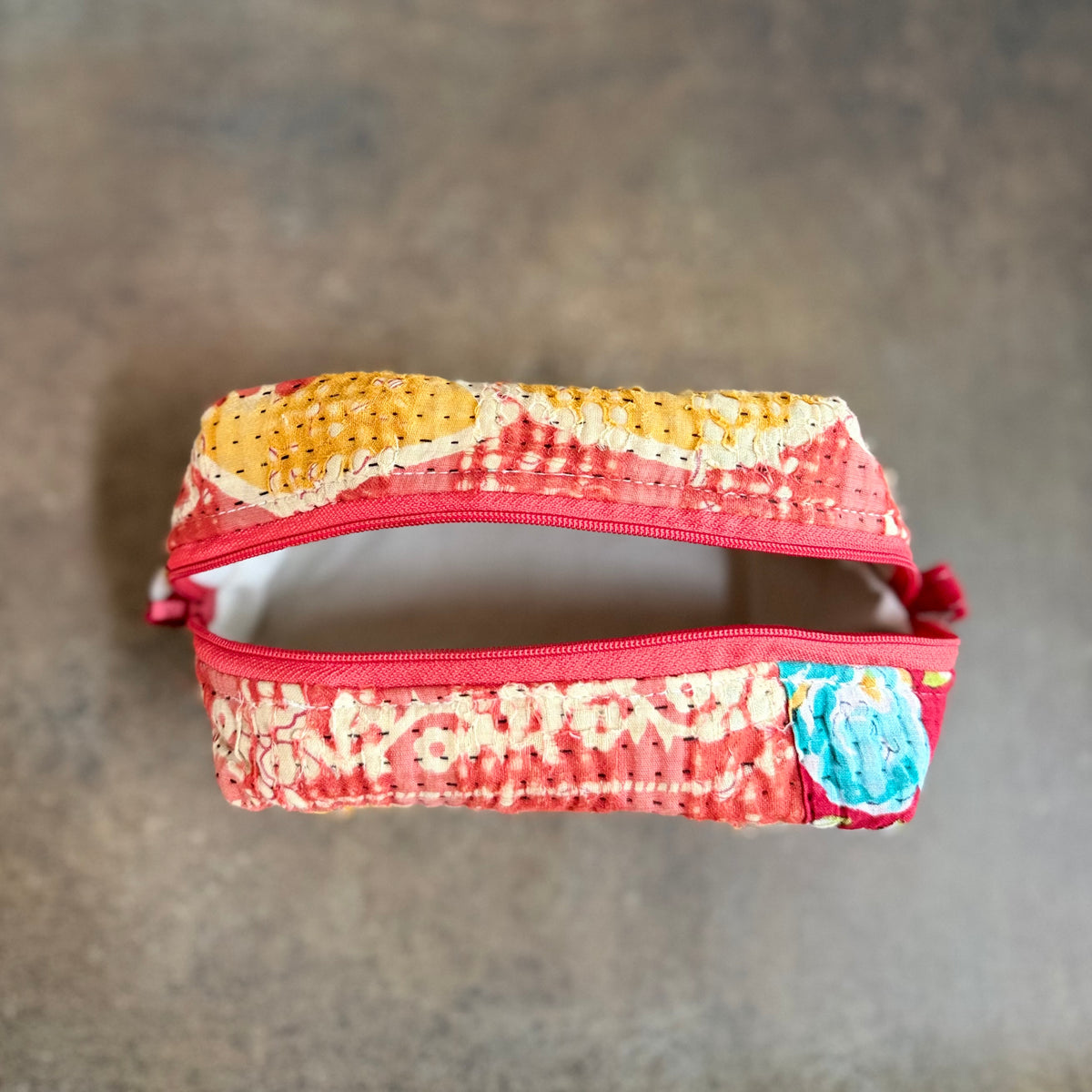 Vintage Kantha Box Bag