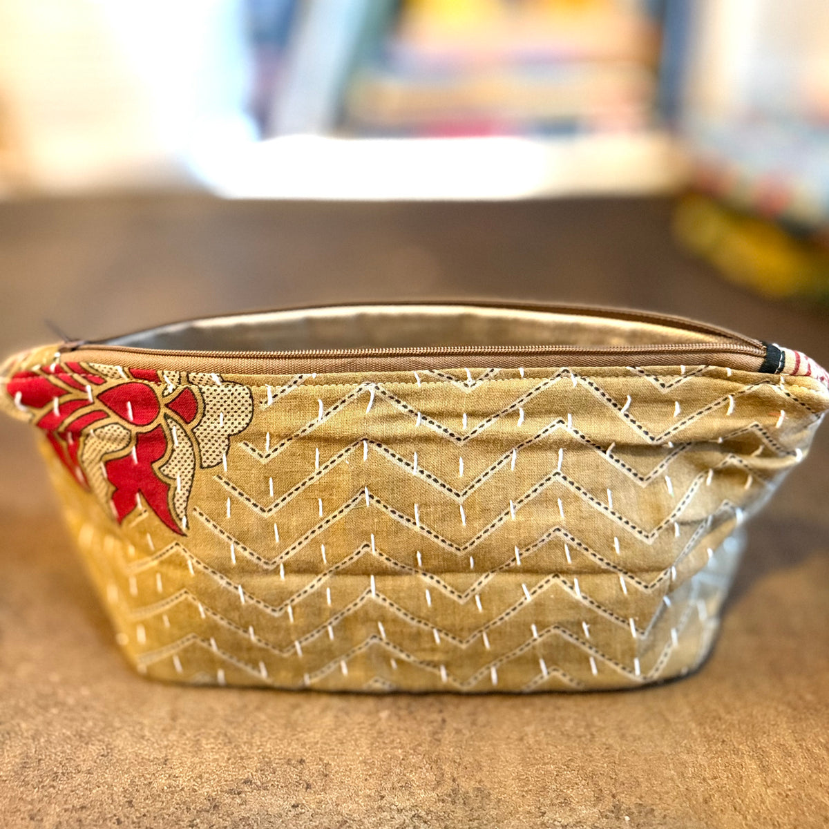 Kantha Cosmetic Bag