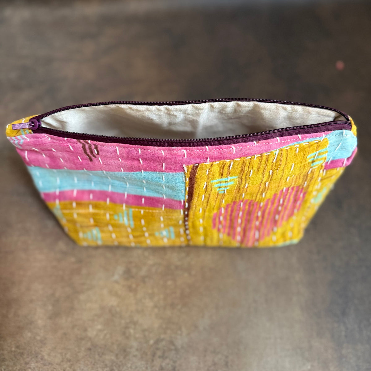 Kantha Cosmetic Bag