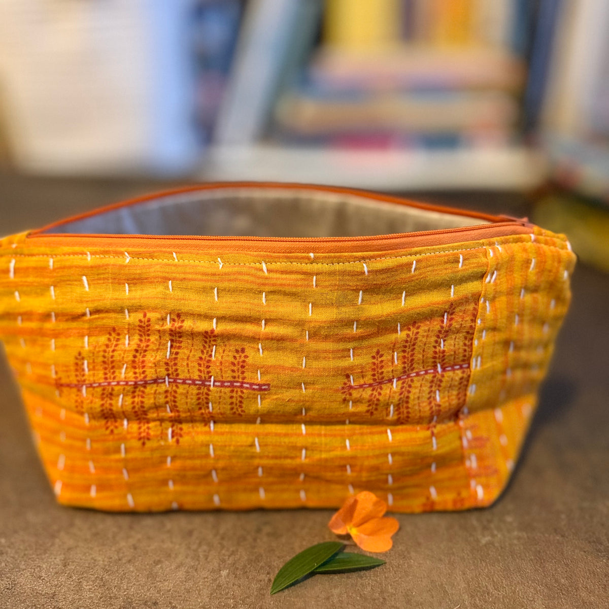 Kantha Cosmetic Bag