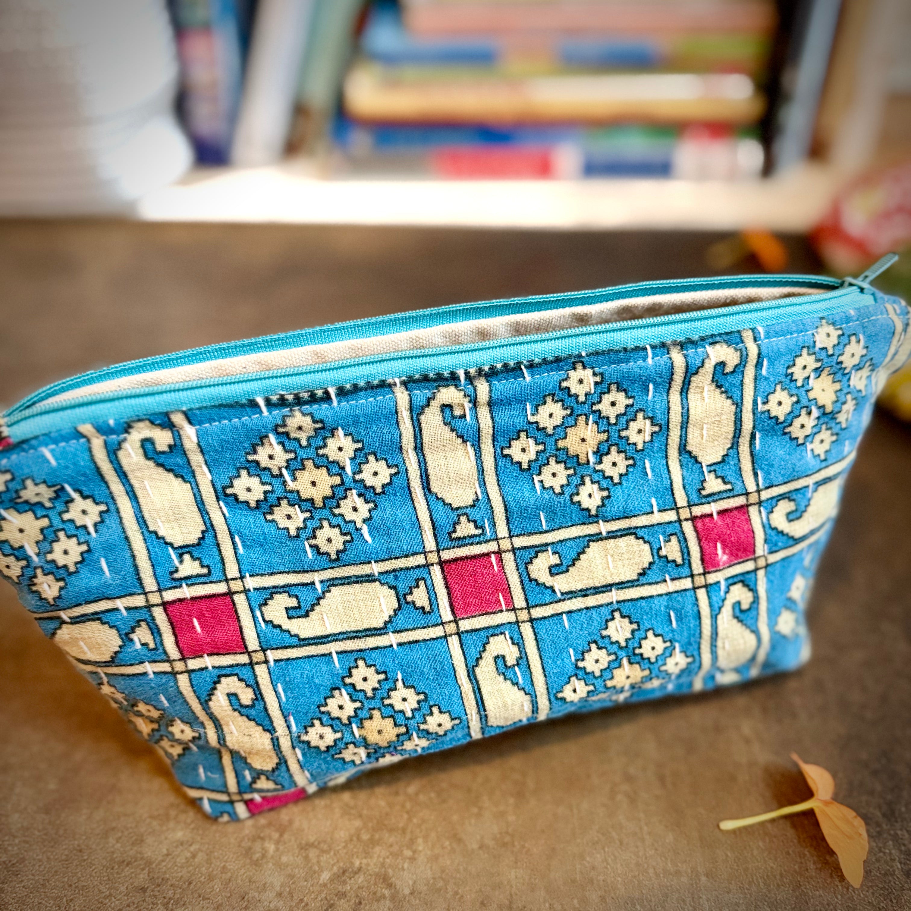 Kantha Cosmetic Bag