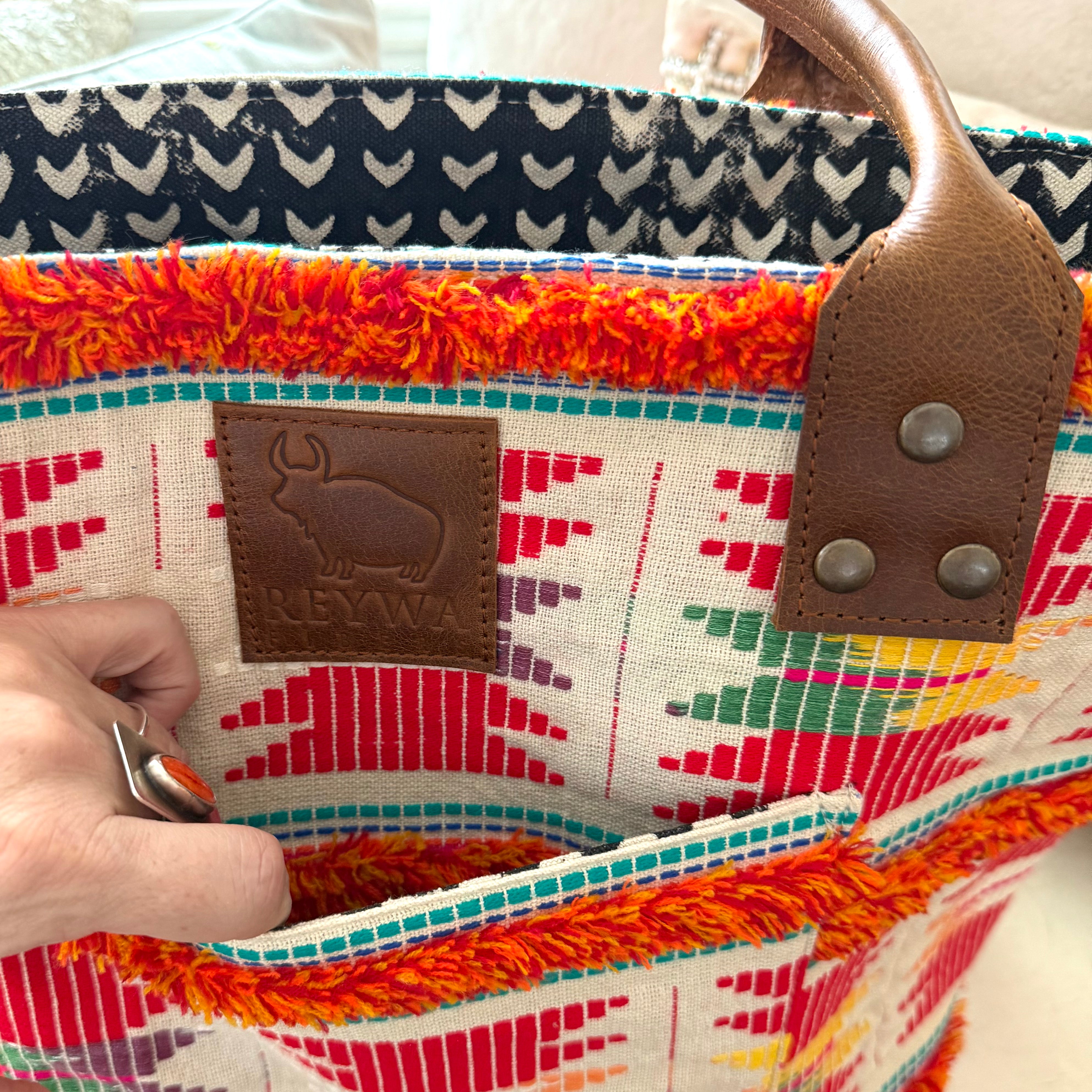 Reywa Fibers Large Bucket Tote