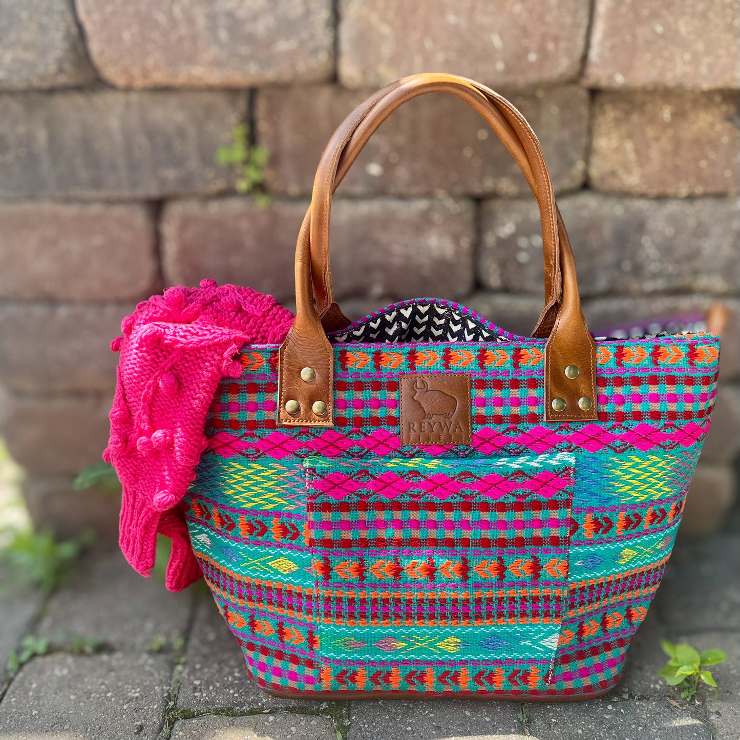 Reywa Fibers Large Bucket Tote