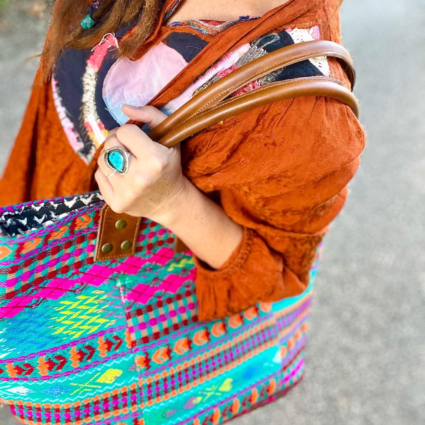 Reywa Fibers Large Bucket Tote