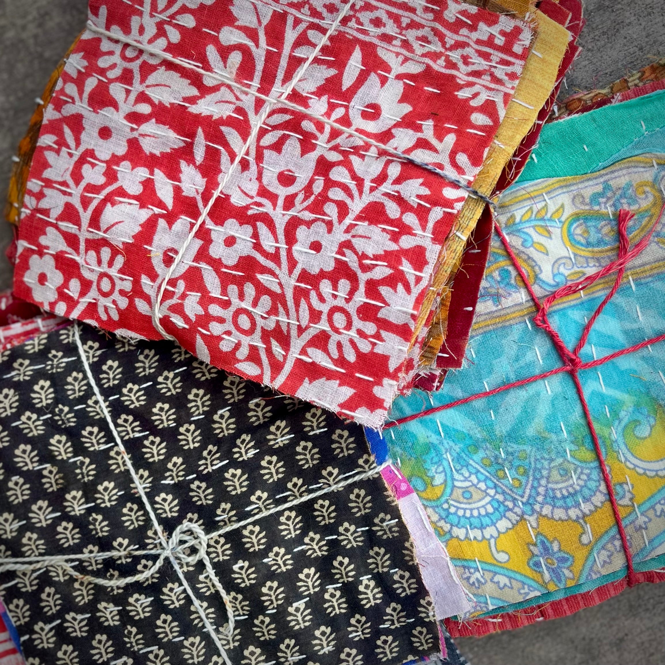 6” Sari Quilt Squares