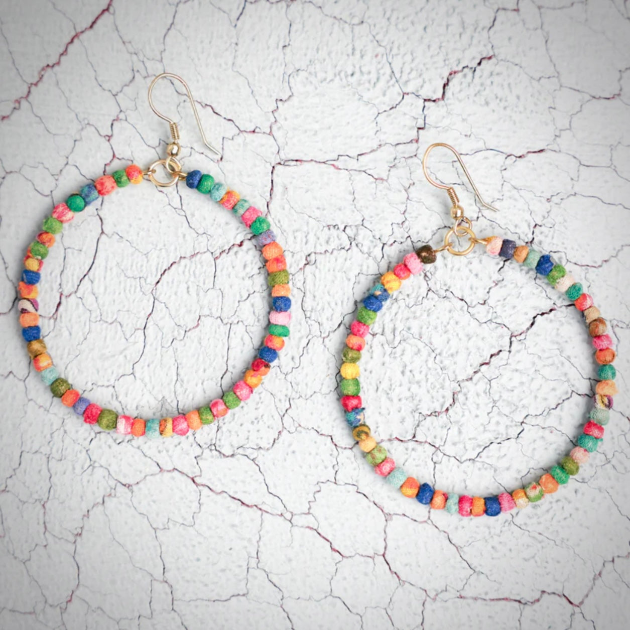 Sari Hoop Earrings (large)